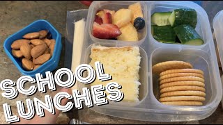 5 Different School Lunches