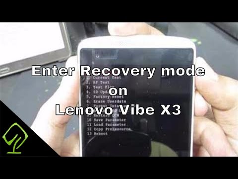 How to Enter Recovery mode on Lenovo Vibe X3