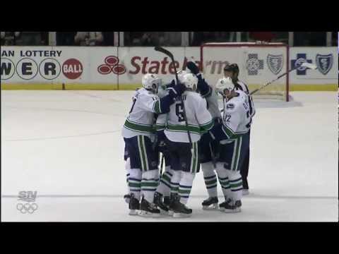 Canucks at Wings - Daniel Sedin 3-3 Goal - 02.23.12 - HD