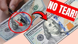 PEN THRU BILL! Easy Magic Trick Tutorial