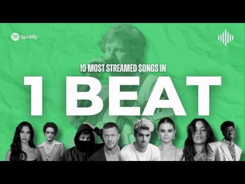 10 most streamed songs on SPOTIFY in 1 BEAT ! @minleemusic_