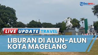 Orangtua Ajak Anak Habiskan Masa Liburan Natal 2023 dengan Bermain ke Alun-alun Kota Magelang