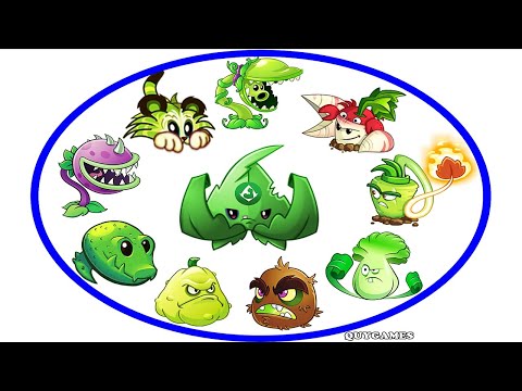 Plants vs Zombies 2 Arena: Enforce-mint Vs All Melee Plants Max Level Power-up