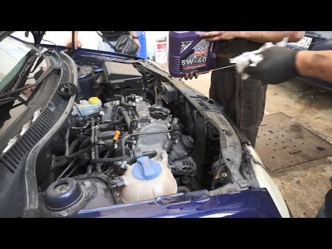 CERATEC + Liqui Moly Synthoil High Tech 5W-40 Oil and Filter Change Volkswagen Polo 9N3