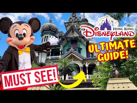 Hong Kong Disneyland COMPLETE EXPERIENCE, MIND BLOWING Mystic Manor FULL RIDE | World Tour Day 22