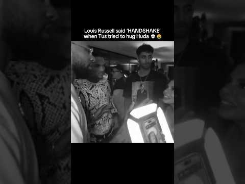 Louis Russell stopped Tus from hugging Huda and told him to shake her hand instead.”  #memehousela