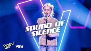 Jinthe - &#39;Sound Of Silence&#39; | Blind Auditions | The Voice Kids | VTM