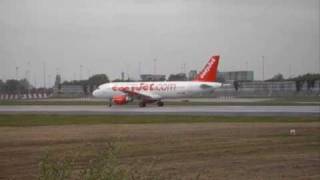 preview picture of video 'Various aircraft from various airlines at Ringway/Manchester intl airport on 23/04/09-part 1'