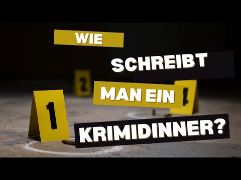Wie schreibt man ein Krimidinner? - Schritt für Schritt Anleitung