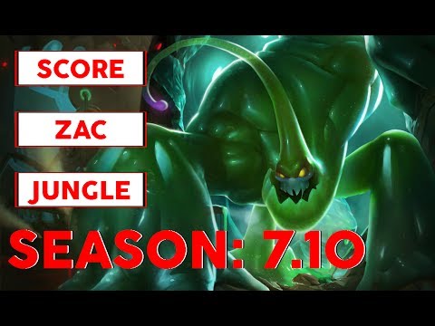 KT Rolster Score Play Zac Jungle Challenger Korean Pro Replay