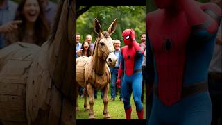 Supergirl Shocked 😱 | Spider-Man Made WHAT?! 😂 | #spiderman #marvel #supergirl #shorts