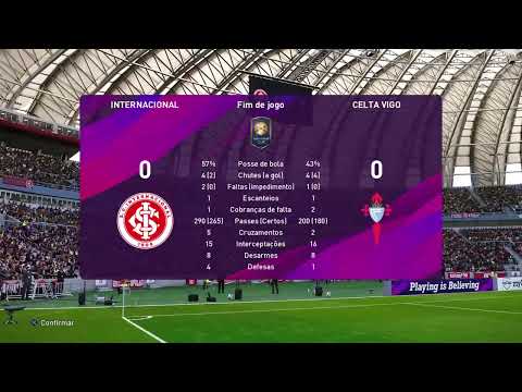 Internacional 0 x 0 Celta Vigo (04-12-2020) Campeonato Nato [6ªFase] Jogo de volta