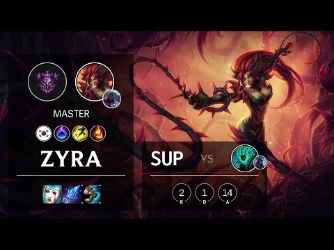 Zyra Support vs Thresh - KR Master Patch 10.6