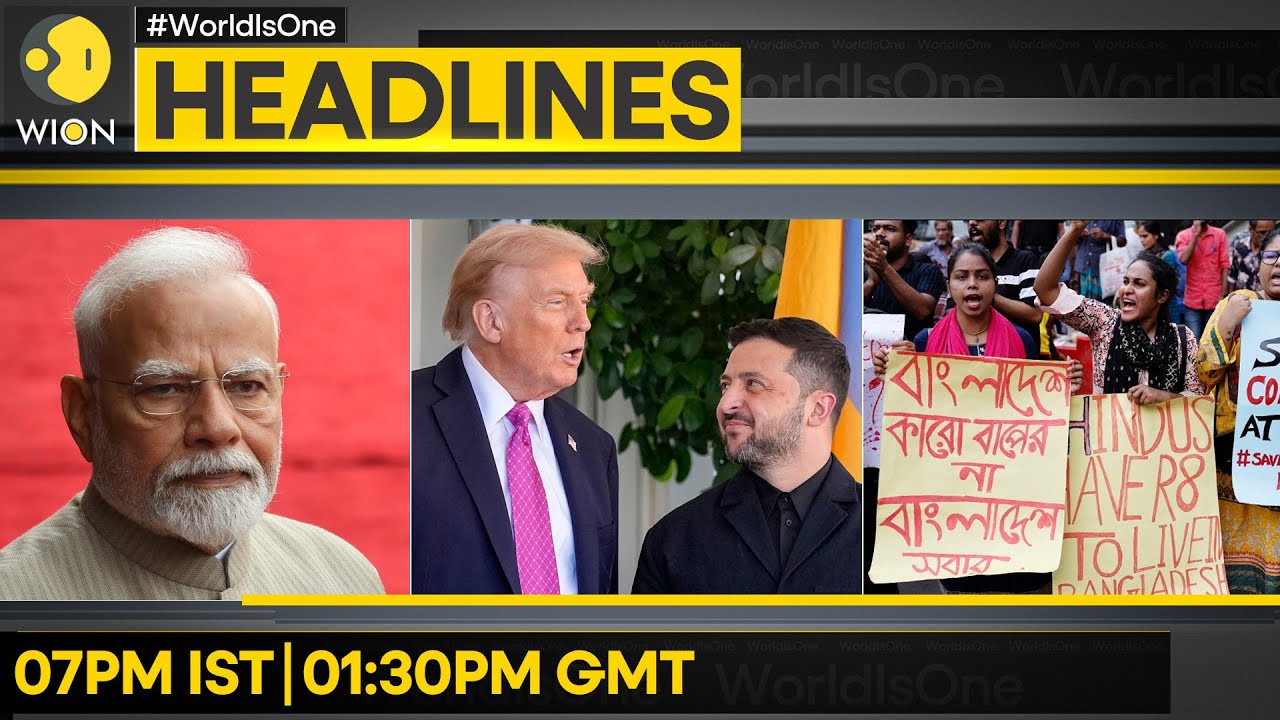 Trump To Host Zelensky On Sunday | India Condemns Hindu Man's Killing in Bangladesh | WION Headlines
