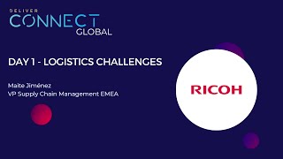 DAY 1 -  Maite Jiménez, VP Supply Chain Management EMEA | Ricoh Europe