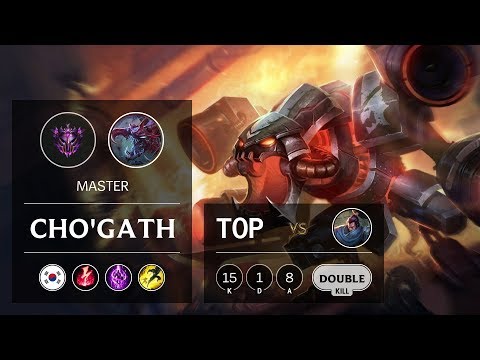 Cho'Gath Top vs Yasuo - KR Master Patch 9.19