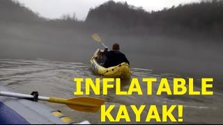 preview picture of video 'Intex K2 Kayak, and a RAFT:Hit The Trail'
