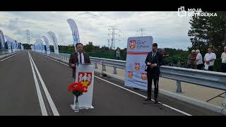 Otwarcie mostu w Teodorowie - wystąpienie marszałka Mazowsza Adama Struzika