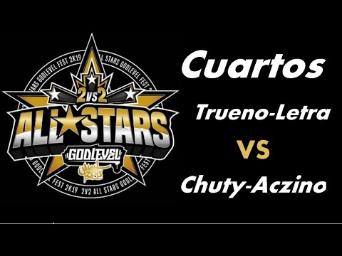 Trueno 💥 Letra vs Aczino 💥Chuty Cuartos God Level All Stars 2019 Argentina