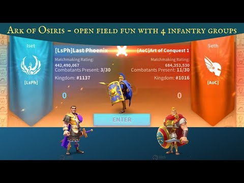 Ark of Osiris - AoC (K16) v LsPh (K137) - 4 Full Infantry armies with Alexander and Constantine!