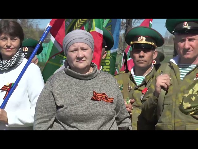Открытие монумента пограничникам всех поколений в селе Шланга Дрожжановского района -2022