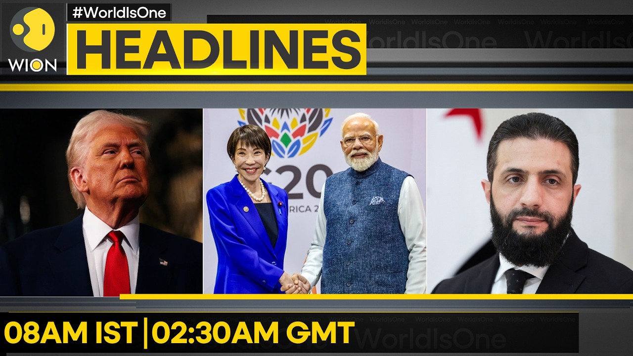 PM Modi, Takaichi To Hold Talks Today | Syria Forms First Post-Assad Parliament WION Headlines