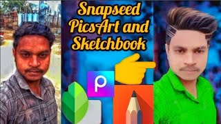 Amazing boys photo edit smooth and cool photo edit 😎😀 || snapseed application PicsArt sketchbook