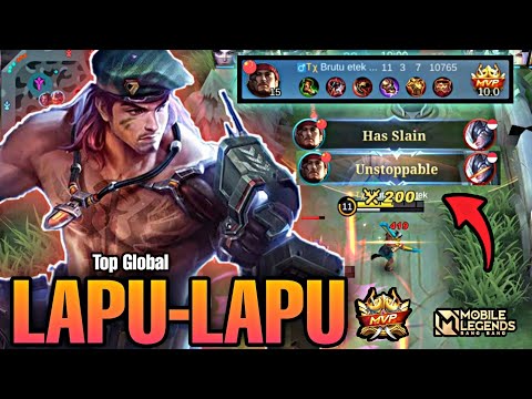 LAPU-LAPU BIKIN ALPHA JADI FEEDER || STRONG OFFLANER || LAPU-LAPU BEST BUILD 2022 || MOBILE LEGENDS