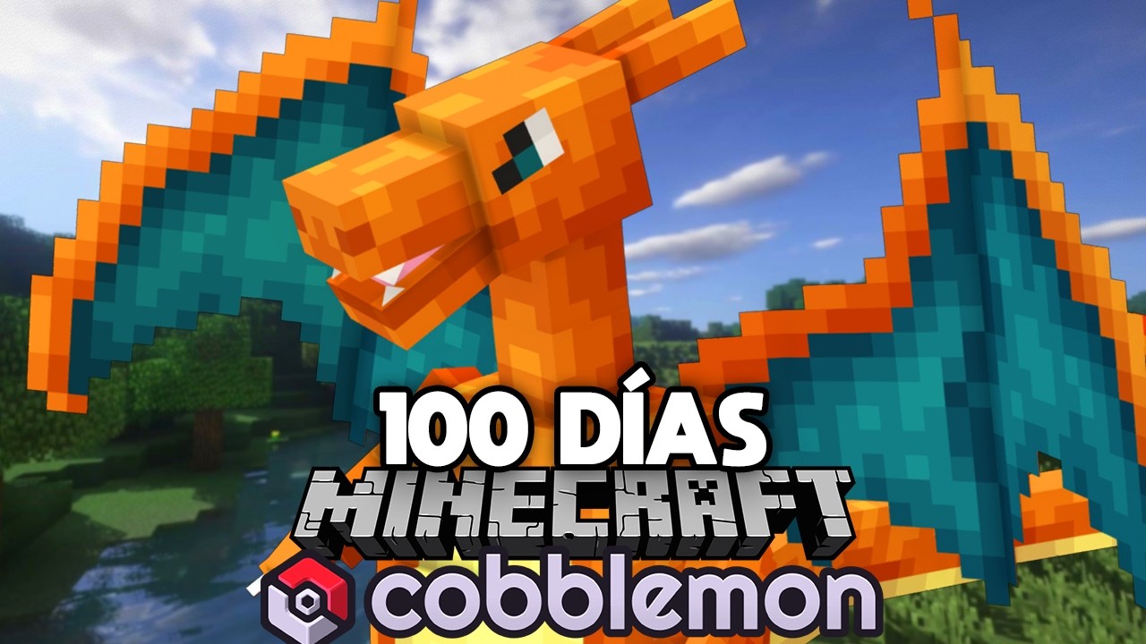 Sobreviví 100 DÍAS en el NUEVO MOD de POKÉMON en Minecraft contra mi Rival! (Cobblemon)