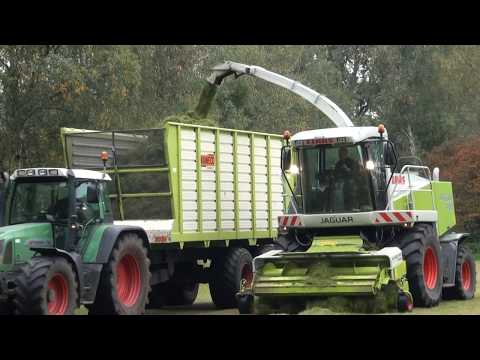 gras hakselen Claas jaguar 890 part 2 HD 13-10-2015