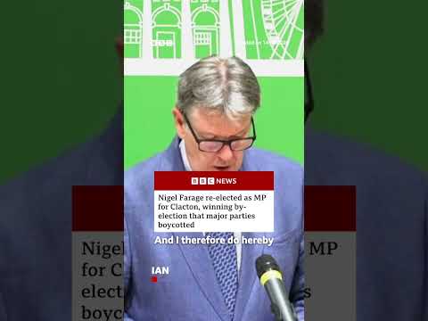 Nigel Farage has won the Clacton by-election. #BBCNews
