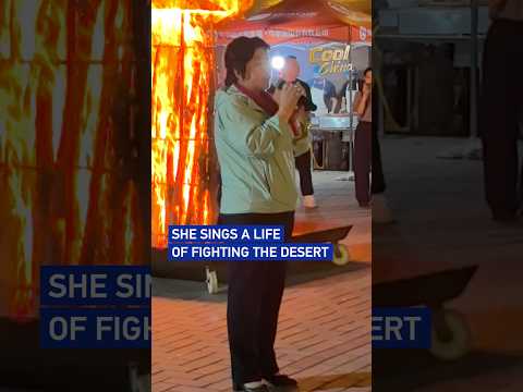 A song for a life's work against the desert #coolchina