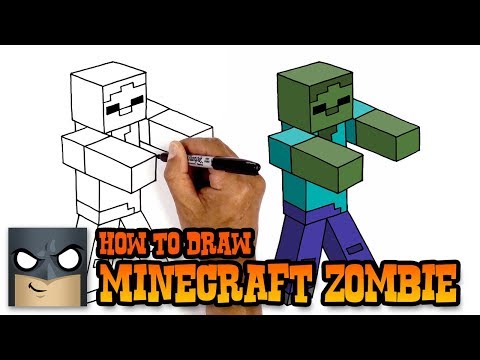 How to Draw Zombie | Minecraft (Art Tutorial)