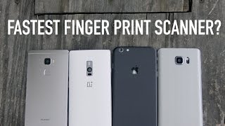 Fastest Finger Print Scanner? (iPhone 6s vs Note 5 vs One Plus 2 vs Mate S)