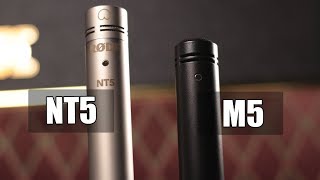 Video thumbnail for Rode NT5 vs Rode M5 (electric guitar) (pt.1) by Crash Course Recording