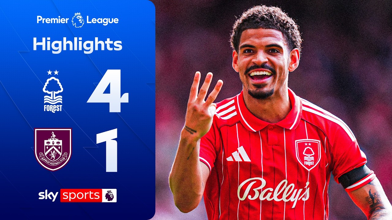 Gibbs-White nets first career hat-trick! 🤯 | N. Forest 4-1 Burnley | Premier League Highlights