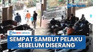 Detik-detik CCTV Penyerangan Kades di Lumajang, 10 Pelaku Serang Korban Pakai Celurit