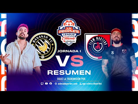 Bananas FC 5-7 Flow Master FC | Resumen Jornada 1 | La People´s League Caliente.MX