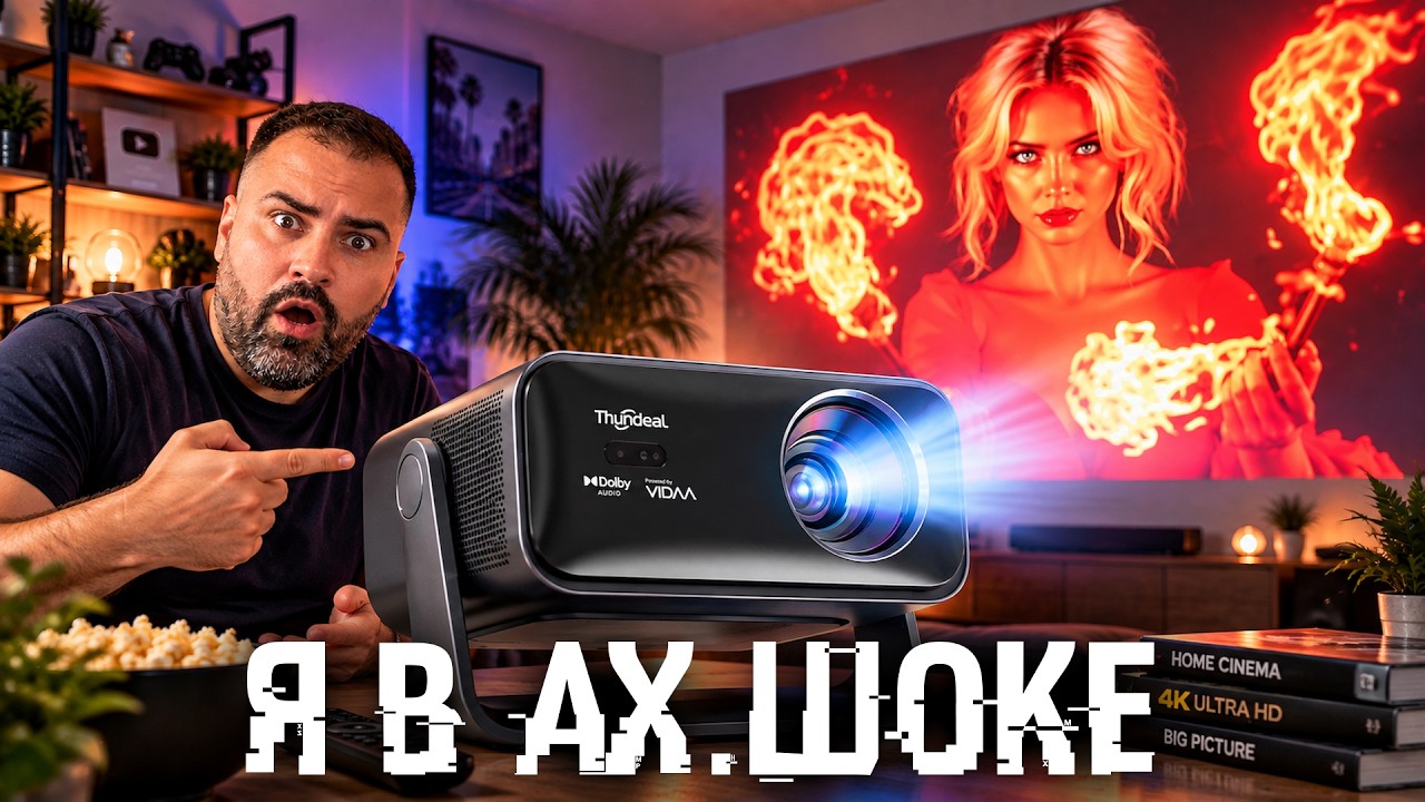 🔥Я в шоке от проектора ThundeaL TD99W, нет слов, просто смотрите ЭТУ КАРТИНКУ!