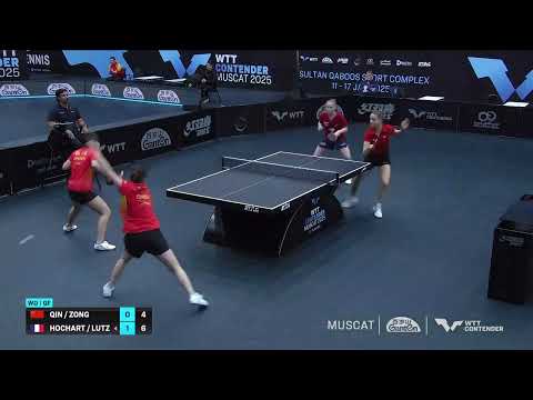 ZONGGEMAN/QINYUXUAN-LEANA HOCHART/CHARLOTTE LUTZ-WTT Contender Muscat 2025-MAIN DRAW-QUARTERFINAL