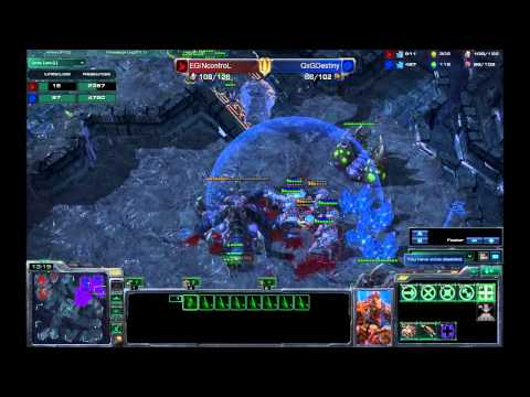 (P) EGiNcontroL vs (Z) QxGDestiny - Casted by Laughing Man