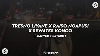 Download lagu DJ TRESNO LIYANE X RAISO NGAPUSI X SEWATES KONCO🎶 ( SLOWED   REVERB )🎧 mp3