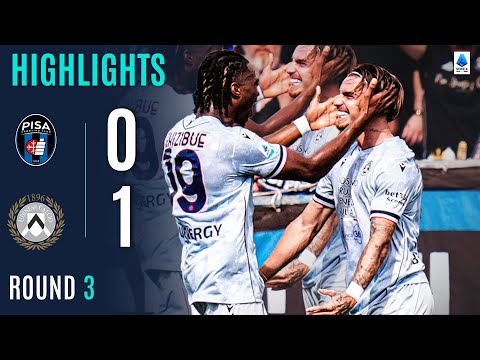 PISA-UDINESE 0-1 | HIGHLIGHTS | Udinese Make It Back-to-Back Wins | Serie A 2025/26