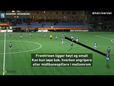 Ranheim-Rosenborg: Stor forutsigbarhet med vingene inn og midtbanen dypt