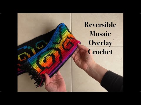Reversible Mosaic Overlay Crochet