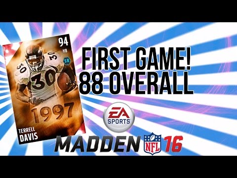 Madden 16 Ultimate Team :: First Mut Game! 88 Overall! ::-XBOX ONE Madden 16 Ultimate Team