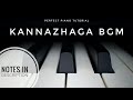 Kannazhaga BGM 3 Moonu Easy Perfect Piano Tutorial Notes In Description