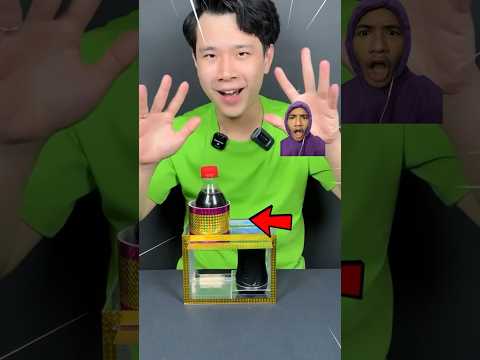 KAGET BANGET BOTOL MASIH ADA ISINYA DIPOTONG JADI DUA⁉️😱#shorts