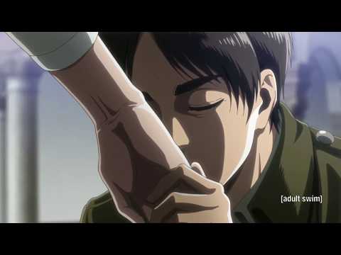 Eren Kisses Historia's Hand English Dub
