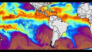 Massive energy pulse above both Atlantic and Pacific Oceans! - Origin Antarctica